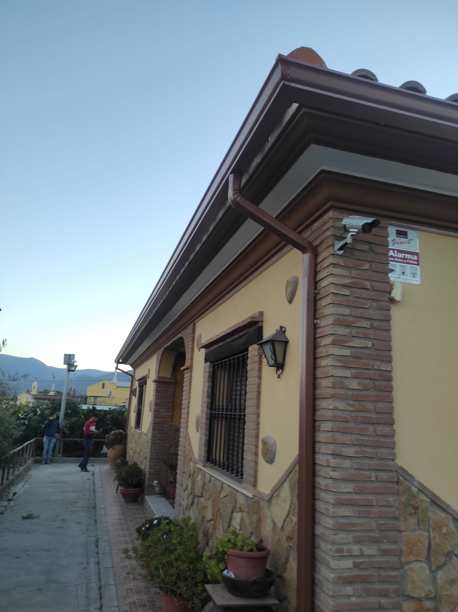 Trabajo de canalones de aluminio 6
